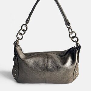 Furla Bzronze Leather Shoulder Bag